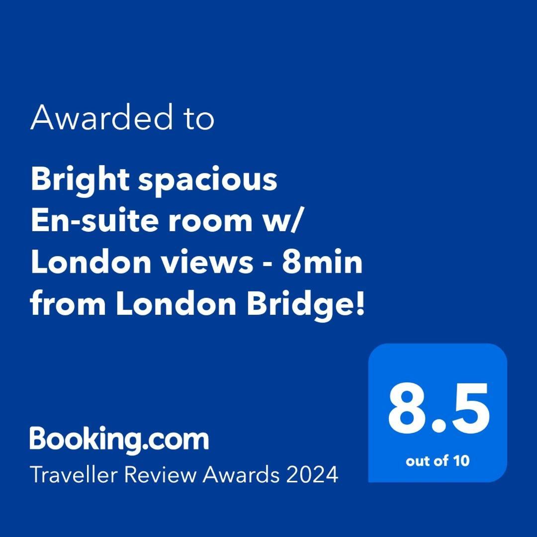 Bright Spacious En-Suite Room W/ London Views - 8Min From London Bridge! 外观 照片